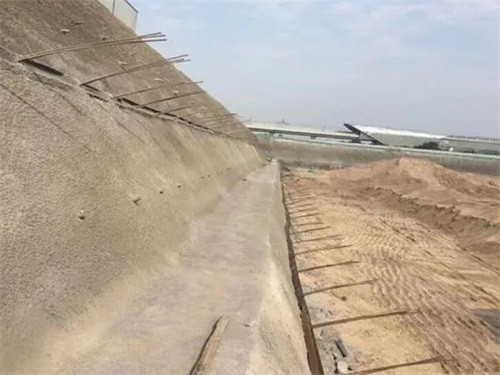 射阳河道边坡加固